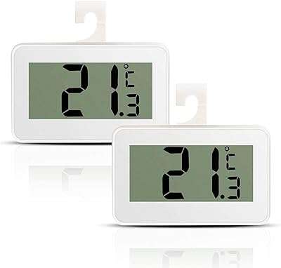Mini thermomètre de réfrigérateur paquet de 2 thermomètres numériques pour congélateur d'ambiance étanche avec crochet. Exprimez votre style sans dépenser une fortune avec DIAYTAR COTE D'IVOIRE . Découvrez notre collection de vêtements tendance à prix discount, des dernières innovations de la mode aux classiques intemporels. Soyez à la mode sans vous ruiner, seulement avec DIAYTAR COTE D'IVOIRE .