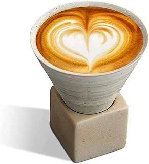 Tasse à café en céramique riffic avec support tasse en porcelaine cône créatif de 200. DIAYTAR COTE D'IVOIRE  est votre partenaire de confiance pour des achats en ligne à prix réduits. Explorez notre site pour trouver tout ce dont vous avez besoin, des appareils électroménagers de renom aux gadgets étonnants, et profitez de nos offres exclusives pour réaliser des économies incroyables.