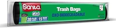 Sacs poubelles sanita club 20 gallons 15 sacs biodégradables. DIAYTAR COTE D'IVOIRE, votre partenaire de confiance pour des achats en ligne économiques et variés. Explorez notre sélection exceptionnelle d'articles discount pour la maison, l'électroménager, l'informatique, la mode et les gadgets, afin de trouver les meilleures affaires. Optimisez votre expérience d'achat grâce à DIAYTAR COTE D'IVOIRE  et réalisez des économies substantielles dès maintenant.