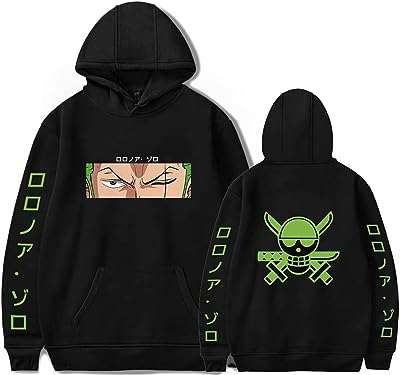 Sweat à capuche pour hommes dessin animé japonais luffy zoro. DIAYTAR COTE D'IVOIRE  - La boutique en ligne qui vous offre des prix imbattables sur une large gamme de produits discount. Ajoutez du style à votre maison avec nos articles de décoration, simplifiez votre quotidien avec des électroménagers modernes, restez connecté avec nos gadgets technologiques et adoptez les dernières tendances de la mode sans vous ruiner. Faites de bonnes affaires à chaque achat chez nous !