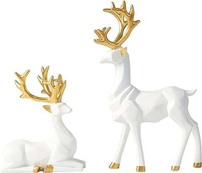 Figurine de renne en résine de noël debout et assis figurine de cerf. Besoin d'équiper votre cuisine sans exploser votre budget ? DIAYTAR COTE D'IVOIRE  est là pour vous. Découvrez notre sélection d'ustensiles de cuisine discount, des marques les plus fiables aux outils les plus pratiques. Faites de DIAYTAR COTE D'IVOIRE  votre destination pour des économies culinaires.