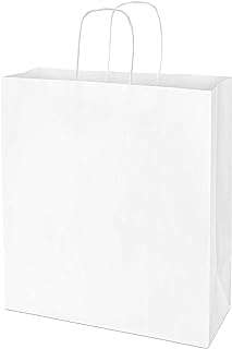 Sacs en papier blanc avec poignées 42 x 31 12 cm. DIAYTAR COTE D'IVOIRE, la référence des bonnes affaires en ligne ! Explorez notre boutique et découvrez une sélection variée de produits, de la maison à l'informatique en passant par la mode et les gadgets. Profitez de nos prix compétitifs et achetez en toute confiance. Faites de DIAYTAR COTE D'IVOIRE  votre allié shopping, vous ne le regretterez pas.