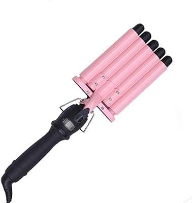 Bigoudi 5 barils avec contrôle de la température fer à friser professionnel en céramique. Découvrez DIAYTAR COTE D'IVOIRE, la boutique en ligne généraliste qui propose une large sélection de produits à prix réduits : de l'électroménager à la mode en passant par l'informatique, trouvez tout ce dont vous avez besoin sans vous ruiner !