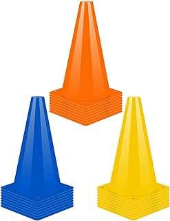 Cône d'entraînement de 7 pouces en plastique pour le sport l'agilité. Votre shopping malin commence ici chez DIAYTAR COTE D'IVOIRE, la boutique en ligne où vous trouverez tout ce dont vous avez besoin à prix mini. Explorez notre vaste sélection d'articles discount, des produits pour la maison aux dernières tendances en mode et en informatique, et offrez-vous des bonnes affaires sans vous ruiner !