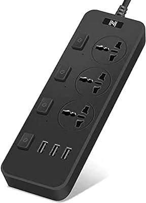 Prise d'extension de courant plate de 2 mètres 3 prises ports usb avec protection. Faites de bonnes affaires en matière d'électroménager sur DIAYTAR COTE D'IVOIRE  ! Notre boutique en ligne propose une large gamme d'appareils ménagers à des prix imbattables. Que ce soit pour une machine à laver, un réfrigérateur ou un aspirateur, vous trouverez tout ce dont vous avez besoin chez nous.