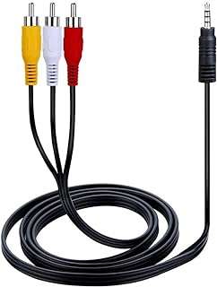 Câble aux 35 mm mâle vers 3rca rca stéréo audio vidéo. Faites des économies sans compromis chez DIAYTAR COTE D'IVOIRE, votre destination de shopping en ligne pour des produits discount de qualité supérieure, allant des appareils électroniques à la décoration d'intérieur.