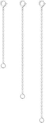 Chaîne d'extension en argent sterling 925 pour la fabrication de bijoux. DIAYTAR COTE D'IVOIRE - votre solution tout-en-un pour des achats discount en ligne ! Découvrez notre gamme finale de produits, allant des indispensables de la maison aux dernières tendances de la mode et de la technologie. Obtenez les meilleurs prix sur une sélection variée d'articles, vous permettant de réaliser d'énormes économies tout en profitant de produits de qualité. Avec des options de livraison flexibles et une satisfaction garantie, nous faisons de votre expérience d'achat un jeu d'enfant !