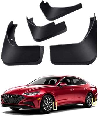 Jeu de 4 garde boue pour hyundai sonata 2020 2021 2022 2023. DIAYTAR COTE D'IVOIRE  est la solution idéale pour les amateurs de bonnes affaires. Notre boutique en ligne propose une gamme complète de produits discount, allant des articles pour la maison à l'informatique, en passant par l'électroménager et la mode. Faites des économies sur vos achats tout en bénéficiant de produits de qualité chez DIAYTAR COTE D'IVOIRE .