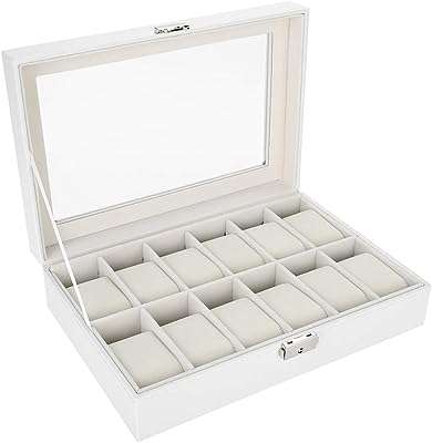Boîte de rangement de montre 12 grilles en cuir pu présentoir de montre. Faites des économies sans compromis sur la qualité grâce à DIAYTAR COTE D'IVOIRE, votre boutique en ligne spécialisée dans les produits discount. Découvrez notre gamme variée d'articles pour la maison, l'électroménager, l'informatique, la mode et les gadgets, tous disponibles à des prix attractifs. Profitez de nos offres exceptionnelles et transformez votre façon de magasiner avec DIAYTAR COTE D'IVOIRE .
