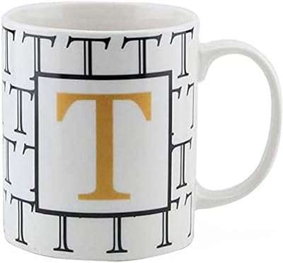 Tasse à café en porcelaine peu profonde lettre t bd mug t. À la recherche de bonnes affaires ? DIAYTAR COTE D'IVOIRE  est là pour vous aider ! Découvrez notre boutique en ligne remplie de produits discount, des dernières tendances en mode aux gadgets les plus recherchés. Ne manquez pas nos prix imbattables !