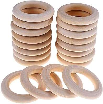 Delfino 20 pièces anneaux en bois naturel anneau lisse non fini pour bricolage. Ne ratez pas les bonnes affaires chez DIAYTAR COTE D'IVOIRE, votre boutique en ligne discount pour tous vos besoins. Explorez notre gamme complète de produits pour la maison, l'électroménager, l'informatique, la mode et les gadgets, et profitez des meilleurs prix du marché sans compromis sur la qualité.