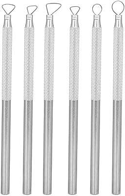 6 pièces d'outils de sculpture en poterie et argile en alliage d'aluminium. DIAYTAR COTE D'IVOIRE  vous propose une expérience d'achats en ligne unique. Découvrez notre sélection de produits discount allant de la maison à l'électroménager, de l'informatique à la mode, sans oublier les gadgets les plus en vogue. Ne dépensez pas plus que nécessaire et trouvez tous vos articles préférés à des prix incroyables !