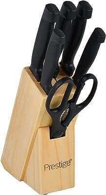 Ensemble de couteaux de cuisine prestige 7 pièces [pr50919]. DIAYTAR COTE D'IVOIRE, la référence en matière de shopping discount en ligne. Découvrez notre vaste sélection de produits allant de la maison à l'informatique, en passant par l'électroménager et la mode. Avec des prix défiant toute concurrence, vous pourrez satisfaire toutes vos envies sans vous ruiner. Faites des économies tout en achetant des produits de qualité chez DIAYTAR COTE D'IVOIRE .