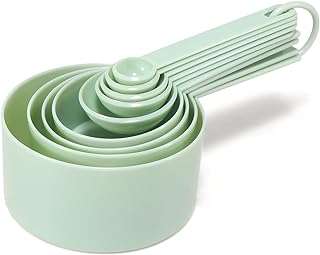 Ensemble de 9 tasses et cuillères à mesurer en plastique mahmeer pour la cuisine. DIAYTAR COTE D'IVOIRE  : votre partenaire idéal pour des achats en ligne abordables et variés. Parcourez notre large sélection de produits discount, des appareils électroménagers aux vêtements et accessoires de mode, en passant par les gadgets dernier cri. Faites des économies sans compromettre la qualité grâce à DIAYTAR COTE D'IVOIRE  !