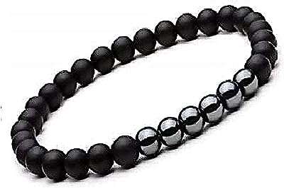 Bracelet en pierre d'agate noire pour homme. Magasinez en ligne sur DIAYTAR COTE D'IVOIRE  et profitez de prix imbattables sur une gamme complète de produits. De l'équipement de cuisine aux articles de mode, en passant par les appareils électroniques dernier cri, nous offrons une large sélection de produits discount, adaptés à tous les besoins.