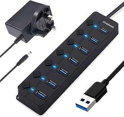 Hub usb 3.0 hub 3.0 à 7 ports avec interrupteurs d'alimentation et lumières. DIAYTAR COTE D'IVOIRE, la référence en ligne pour des produits discount qui ne déçoivent pas. Parcourez notre vaste assortiment d'articles pour la maison, l'électroménager, l'informatique, la mode et les gadgets à des prix abordables. Trouvez tout ce dont vous avez besoin et économisez sans sacrifier la qualité grâce à notre boutique en ligne conviviale et sécurisée.