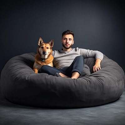 Grands fauteuils poire de 5 pieds pour adultes et adolescents pouf de canapé avec rembourrage. Ne ratez pas les bonnes affaires chez DIAYTAR COTE D'IVOIRE, votre boutique en ligne discount pour tous vos besoins. Explorez notre gamme complète de produits pour la maison, l'électroménager, l'informatique, la mode et les gadgets, et profitez des meilleurs prix du marché sans compromis sur la qualité.