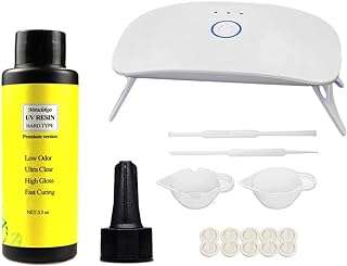 Miraclekoo kit de résine uv de qualité supérieure avec lumière pour débutants. Besoin de renouveler votre intérieur sans vous ruiner ? DIAYTAR COTE D'IVOIRE  est là pour vous offrir une vaste gamme de produits discount pour la maison, des meubles aux accessoires décoratifs en passant par les appareils électroménagers. Profitez de notre sélection de qualité à des prix incroyables et transformez votre maison sans vous soucier de votre budget.