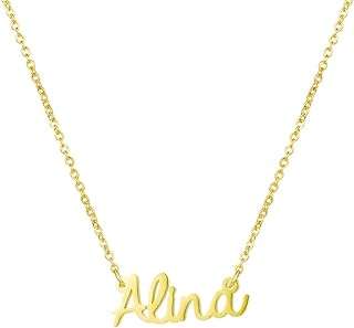 Collier avec nom personnalisé plaqué or 18 carats pour nouvelle. DIAYTAR COTE D'IVOIRE  - La boutique en ligne où qualité et discount se rencontrent. Parcourez notre vaste catalogue et trouvez tout ce dont vous avez besoin, de l'électroménager moderne à la dernière mode tendance. Ne sacrifiez pas votre budget pour obtenir des produits de qualité !