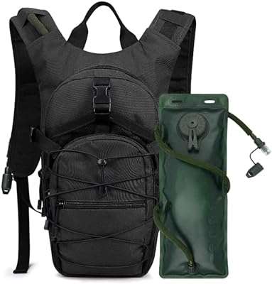 Sac à dos tactique d'hydratation avec sac d'eau de 3 l pour la randonnée. DIAYTAR COTE D'IVOIRE  : la destination incontournable pour des achats discount en ligne. Découvrez notre gamme complète de produits discount allant des indispensables de la maison aux dernières tendances en matière de gadgets et d'informatique. Faites des économies tout en obtenant des articles de qualité en un seul clic !