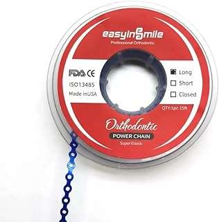 Élastiques élastiques orthodontiques à chaîne solide bretelles courtes longues fermées (courtes bleu foncé). Ne payez pas plus cher pour vos achats ! DIAYTAR COTE D'IVOIRE  propose une sélection de produits discount pour tous les budgets, allant de la maison à l'électroménager en passant par l'informatique, la mode et les gadgets. Faites des économies sans compromis sur la qualité !