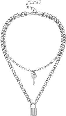 Collier avec pendentif médaillon ameeee pour femme breloque avec serrure bijoux. Découvrez DIAYTAR COTE D'IVOIRE, votre destination en ligne pour des produits discount de qualité. Avec une vaste sélection d'articles pour la maison, l'électroménager, l'informatique et la mode, nous vous offrons la possibilité de réaliser des économies considérables tout en vous faisant plaisir.