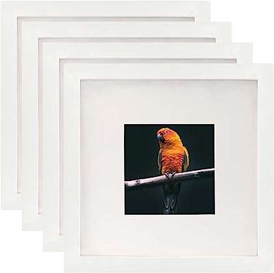 Ensemble de 4 cadres photo blancs orivan 10x10 5x5 avec fond ou sans. Ne cherchez plus ailleurs, DIAYTAR COTE D'IVOIRE  vous offre le meilleur choix de produits discount en ligne. Avec notre assortiment varié et nos prix compétitifs, vous trouverez tout ce dont vous avez besoin pour la maison, l'électronique, l'informatique et la mode. Faites des économies tout en faisant des achats intelligents.