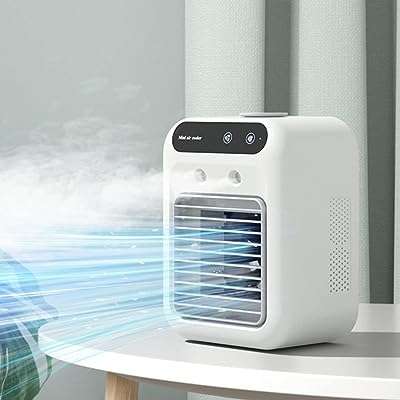 Mini ventilateur de refroidissement portable rechargeable mini climatiseur par évaporation personnel. DIAYTAR COTE D'IVOIRE, la boutique en ligne qui allie qualité et prix réduits. Parcourez notre sélection de produits discount, de la maison à l'électroménager en passant par l'informatique, la mode et les gadgets, et profitez de bonnes affaires sans compromettre votre budget !