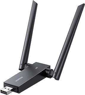 Adaptateur wifi ugreen double antenne à gain élevé 2.4g 5g bande. DIAYTAR COTE D'IVOIRE, votre partenaire pour des achats électroniques à prix discount. Découvrez notre large choix d'appareils high-tech, des smartphones aux téléviseurs en passant par les enceintes et les caméras. Profitez de nos offres imbattables pour vous équiper des dernières innovations technologiques sans vous ruiner.