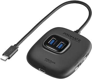Hub usb c promate adaptateur de synchronisation charge 5 en 1 de type c avec usb a. DIAYTAR COTE D'IVOIRE  - La référence en ligne pour des achats malins ! Explorez notre catalogue varié incluant des produits discount pour la maison, l'électroménager, l'informatique et la mode. Optez pour la qualité à petit prix et ne manquez pas nos promotions exclusives.