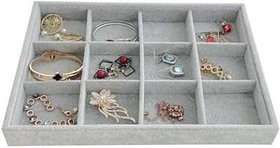 Save display ensemble de bijoux en velours gris de haute qualité organisateur empilable et plateau. Faites des économies sans renoncer à vos envies chez DIAYTAR COTE D'IVOIRE, la boutique en ligne incontournable pour trouver des produits discount. Explorez notre sélection dédiée à la maison, l'électroménager, l'informatique, la mode et les gadgets, et profitez de prix réduits sur tous nos articles. Ne laissez pas passer cette occasion de faire de bonnes affaires !