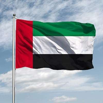 Drapeau des émirats arabes unis 90 x 150 cm à suspendre pour bureau activité affichage. DIAYTAR COTE D'IVOIRE, votre allié pour des achats malins et économiques. Plongez dans notre boutique en ligne remplie de produits discount, allant de l'électroménager à l'informatique, en passant par la mode et les gadgets, et découvrez une manière révolutionnaire de faire des emplettes en ligne. Bénéficiez de tarifs imbattables sans compromis sur la qualité et assurez-vous de trouver de véritables trésors à des prix défiants toute concurrence.