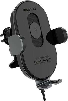 Support de chargeur de voiture sans fil promate support de ventilation pour tableau. DIAYTAR COTE D'IVOIRE  est votre allié pour des achats discount de qualité. Explorez notre boutique en ligne et découvrez notre gamme complète de produits pour la maison, l'électroménager, l'informatique, la mode et les gadgets, le tout à des prix avantageux qui ne sacrifient pas la qualité.