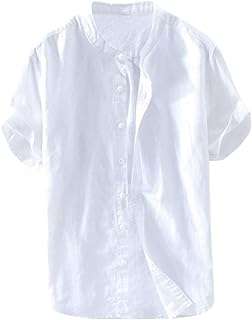 Chemise en coton et lin pour hommes vintage boutons manches courtes. DIAYTAR COTE D'IVOIRE, votre destination en ligne pour des produits discount de première qualité. Découvrez notre sélection variée et abordable, allant de la maison à l'électroménager, de l'informatique à la mode et aux gadgets, et réalisez des économies substantielles. Peu importe vos besoins, nous avons tout ce qu'il vous faut à des prix compétitifs. Ne manquez pas nos offres spéciales et profitez d'un shopping en ligne facile et économique.