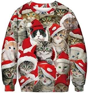 Pull de noël pour hommes et femmes chat gin père noël. Découvrez DIAYTAR COTE D'IVOIRE, votre nouvelle destination pour des achats discount en ligne. Parcourez notre large assortiment de produits allant des articles pour la maison aux appareils électroniques, en passant par la mode et les gadgets, et bénéficiez de réductions incroyables. Ne cherchez plus ailleurs, nous avons tout ce qu'il vous faut à des prix compétitifs.