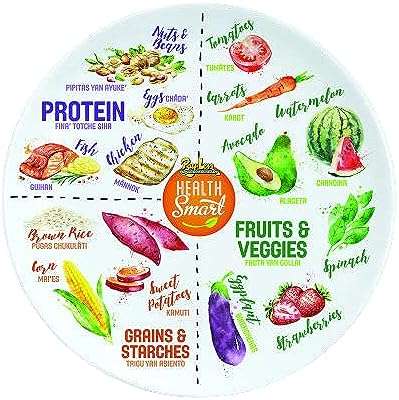 Assiette alimentaire en mélamine 30 % avec contrôle des portions pour adultes. Découvrez DIAYTAR COTE D'IVOIRE, votre boutique en ligne discount préférée pour des achats malins. Trouvez tout ce dont vous avez besoin, de la maison à l'électroménager, de l'informatique à la mode, et profitez de prix imbattables sur notre gamme de produits variée et de qualité.