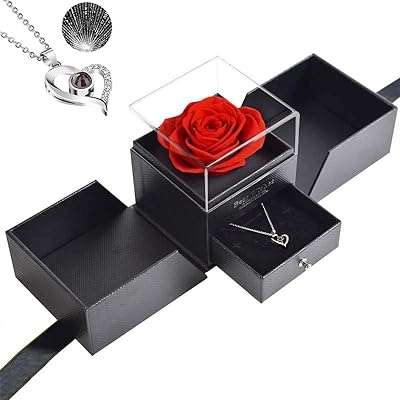 Coffret cadeau avec de véritables roses rouges éternelles faites à la main pour petite. DIAYTAR COTE D'IVOIRE  : la référence en matière d'achats discount en ligne ! Découvrez notre large sélection de produits à des prix imbattables, de la maison à l'électroménager, en passant par l'informatique et la mode. Grâce à nos offres exclusives, faites-vous plaisir sans vous ruiner et profitez d'une qualité inégalée !