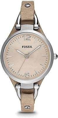 Montre fossil georgia mini avec bracelet en cuir pour femme. DIAYTAR COTE D'IVOIRE  - Votre destination shopping pour des produits de haute qualité à des prix réduits. Parcourez notre site et découvrez notre vaste sélection de produits, des gadgets aux produits de beauté en passant par les articles de sport et les outils de bricolage, tous disponibles à des tarifs discount.