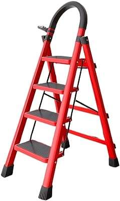Échelle pliante 4 marches à usage domestique échelle légère (rouge). Avec DIAYTAR COTE D'IVOIRE, vous pouvez acheter intelligemment tout en restant dans votre budget. Notre boutique en ligne propose une sélection de produits discount pour la maison, l'électroménager, l'informatique et la mode, avec des prix attractifs. Parcourez notre collection dès maintenant et trouvez tout ce dont vous avez besoin à moindre coût !