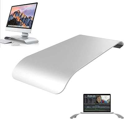 Support de moniteur à surface incurvée en alliage d'aluminium étagère surélevée pour ordinateur. À la recherche de bonnes affaires en ligne ? Ne cherchez plus ! DIAYTAR COTE D'IVOIRE  vous offre un vaste choix de produits discount, de la maison à l'électroménager, en passant par l'informatique et la mode. Faites-vous plaisir à des prix incroyables et découvrez notre sélection dès maintenant.