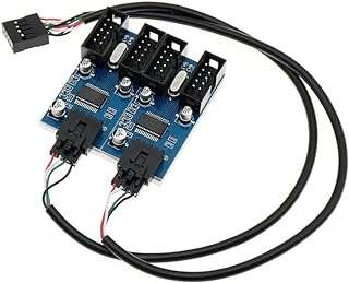 Câble d'extension usb mâle 1 à 4 femelles 9 broches pour carte. Avec DIAYTAR COTE D'IVOIRE, vous pouvez profiter de produits discount de qualité supérieure sans compromettre votre budget. Notre boutique en ligne propose une vaste sélection d'articles, allant des essentiels pour la maison aux gadgets dernier cri, tous proposés à des prix compétitifs pour vous offrir un véritable rapport qualité-prix.