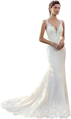 Robes de mariée en robe de bal pour femmes robes longues en dentelle. DIAYTAR COTE D'IVOIRE  - La boutique en ligne où qualité et discount se rencontrent. Parcourez notre vaste catalogue et trouvez tout ce dont vous avez besoin, de l'électroménager moderne à la dernière mode tendance. Ne sacrifiez pas votre budget pour obtenir des produits de qualité !