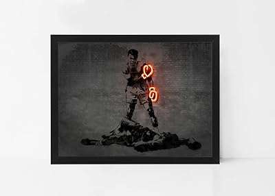 Affiche d'art néon de boxe de muhammad ali avec cadre 30 x. Découvrez DIAYTAR COTE D'IVOIRE, votre nouvelle destination pour des achats discount en ligne. Parcourez notre large assortiment de produits allant des articles pour la maison aux appareils électroniques, en passant par la mode et les gadgets, et bénéficiez de réductions incroyables. Ne cherchez plus ailleurs, nous avons tout ce qu'il vous faut à des prix compétitifs.