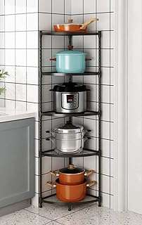 Étagère de rangement d'angle de cuisine rubik support à casseroles antirouille au design. Besoin de renouveler votre intérieur ou de vous équiper en nouvelles technologies à prix cassés ? Ne cherchez plus, DIAYTAR COTE D'IVOIRE  a tout ce qu'il vous faut ! Notre boutique en ligne propose une variété impressionnante de produits discount, alliant qualité et prix compétitifs dans des domaines tels que l'électroménager, la mode, l'informatique et bien plus encore.