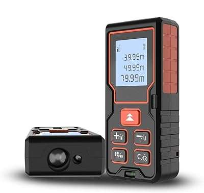 Mesure laser 80 m outil de mesure avec 2 niveaux à