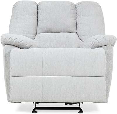 Chaise homes r us roy avec bascule 40" x gris clair. DIAYTAR COTE D'IVOIRE  est là pour rendre votre budget heureux et votre shopping facile. Parcourez notre gamme complète de produits discount de qualité supérieure allant de la maison à l'électroménager, de l'informatique à la mode, et trouvez des articles pour chaque aspect de votre vie à des prix imbattables!
