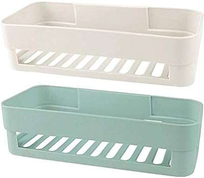 2 pièces étagère de salle de bain autocollante organisateur de rangement mural. Besoin de renouveler votre électroménager à petit prix ? Rendez-vous sur DIAYTAR COTE D'IVOIRE, la référence en ligne pour des produits de qualité à prix discount. Avec notre sélection diversifiée, vous trouverez facilement l'équipement parfait pour votre maison, sans vous ruiner.