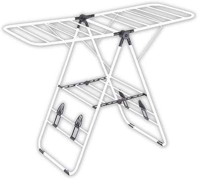 Iwanto – étendoir à linge pliable en acier inoxydable rangement facile. À la recherche de bons plans et de prix irrésistibles ? DIAYTAR COTE D'IVOIRE  est votre destination ultime ! Explorez notre boutique en ligne généraliste où vous trouverez une large gamme de produits discount, couvrant tous vos besoins. Achetez l'électroménager dont vous avez besoin, renouvelez votre garde-robe ou succombez aux derniers gadgets sans vous ruiner.