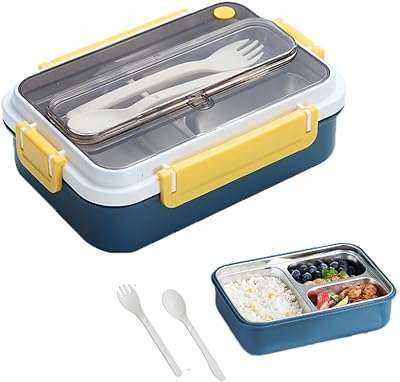 Boîte à bento isotherme en acier inoxydable avec couverts grande capacité. En quête de produits discount de qualité ? DIAYTAR COTE D'IVOIRE  est là pour vous satisfaire ! Explorez notre boutique en ligne et découvrez notre vaste gamme de produits pour la maison, l'électroménager, l'informatique et la mode. Obtenez des articles de dernière tendance à des prix incroyables et faites des économies substantielles.