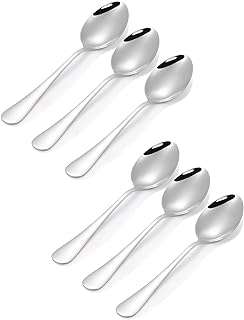 Ensemble de 6 cuillères de table awm en acier inoxydable de qualité alimentaire. Découvrez DIAYTAR COTE D'IVOIRE, votre destination ultime pour des achats malins à prix cassés ! Explorez notre catalogue en ligne et trouvez des réductions incroyables sur des produits indispensables pour la maison, l'électroménager, l'informatique ainsi que des accessoires de mode et des gadgets à la pointe de la tendance.
